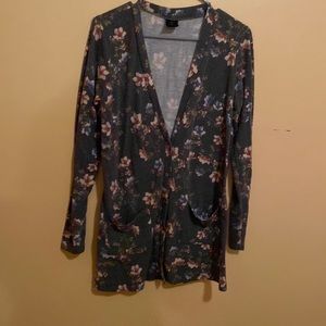 Agnes and Dora Vneck floral cardigan